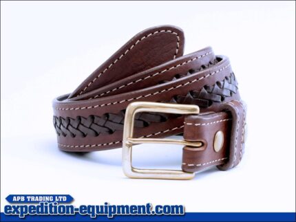 Brown Braided Belt - 38"