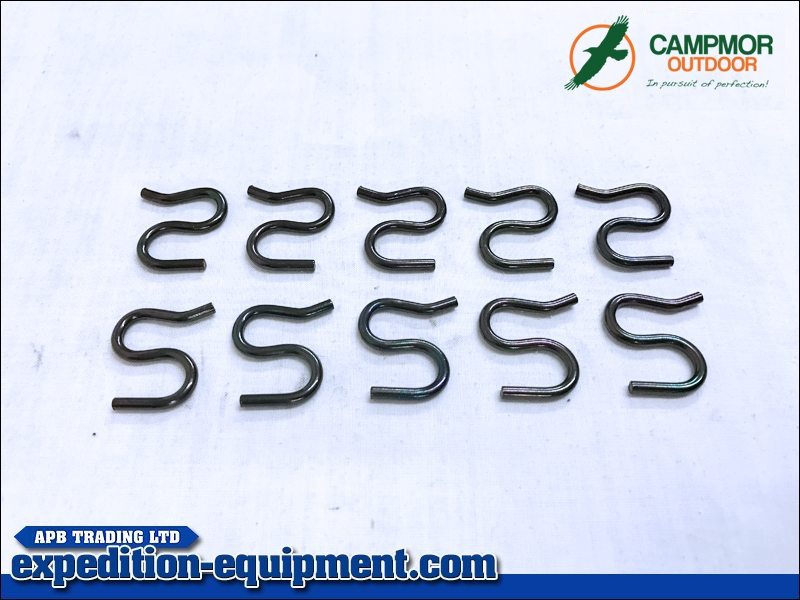 Campmor__S__Hook_5878fcb2759ee-1.jpg Campmor 'S' Hooks 10 Pack - Image 1
