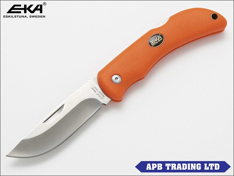 EKA_Lockback_Kni_554494d0b42ed.jpg EKA Lockback Knife Swede 10 - Orange - Image 1
