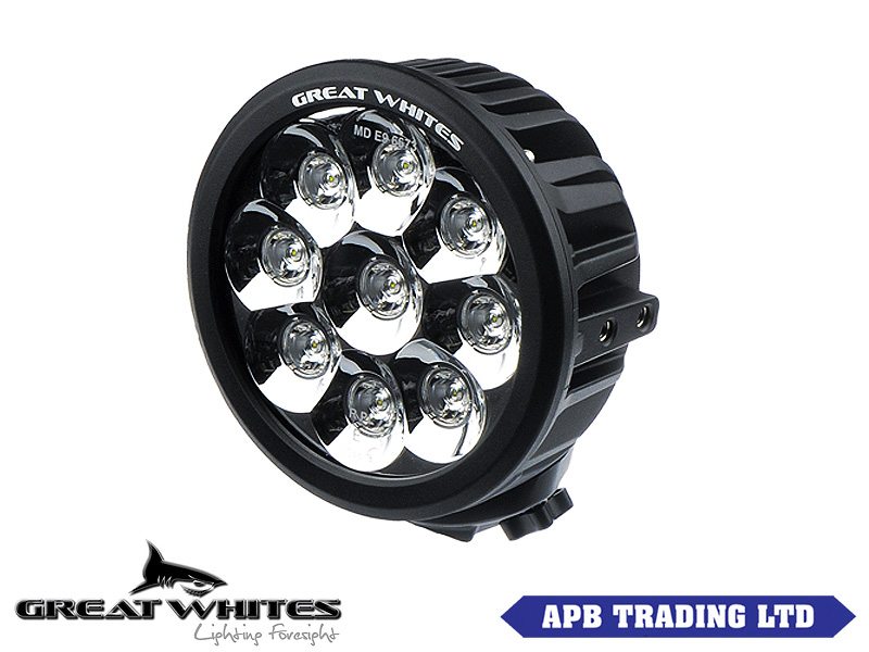 Great_Whites___9_54c7c10419720.jpg Great Whites - 9 LED Round Driving Lamp - Image 1