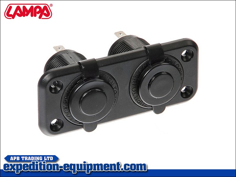 Lampa___Flush_Mo_55b0ca2069ec8.jpg Lampa - Flush Mount Twin 'Cigarette' Type Sockets - Image 1