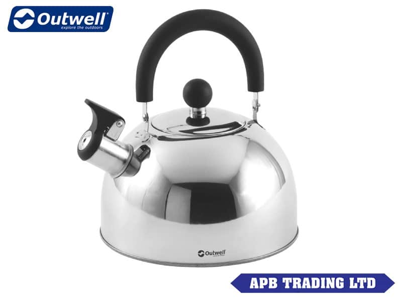 Outwell_Stainles_5492b6c92a50c.jpg Outwell Stainless Steel Kettle 2.2 litre - Image 1