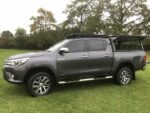Toyota Hi-Lux Double Cab Canopy Solid Rear Door (2016 >) - Image 4