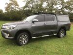 Toyota Hi-Lux Double Cab Canopy Solid Rear Door (2016 >) - Image 3