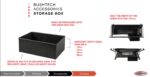 Bushtech Carpeted Storage Box 700mm x 200mm - Image 3