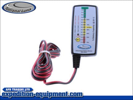 National Luna Single Battery Monitor with Alarm